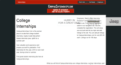 Desktop Screenshot of campusinternships.com